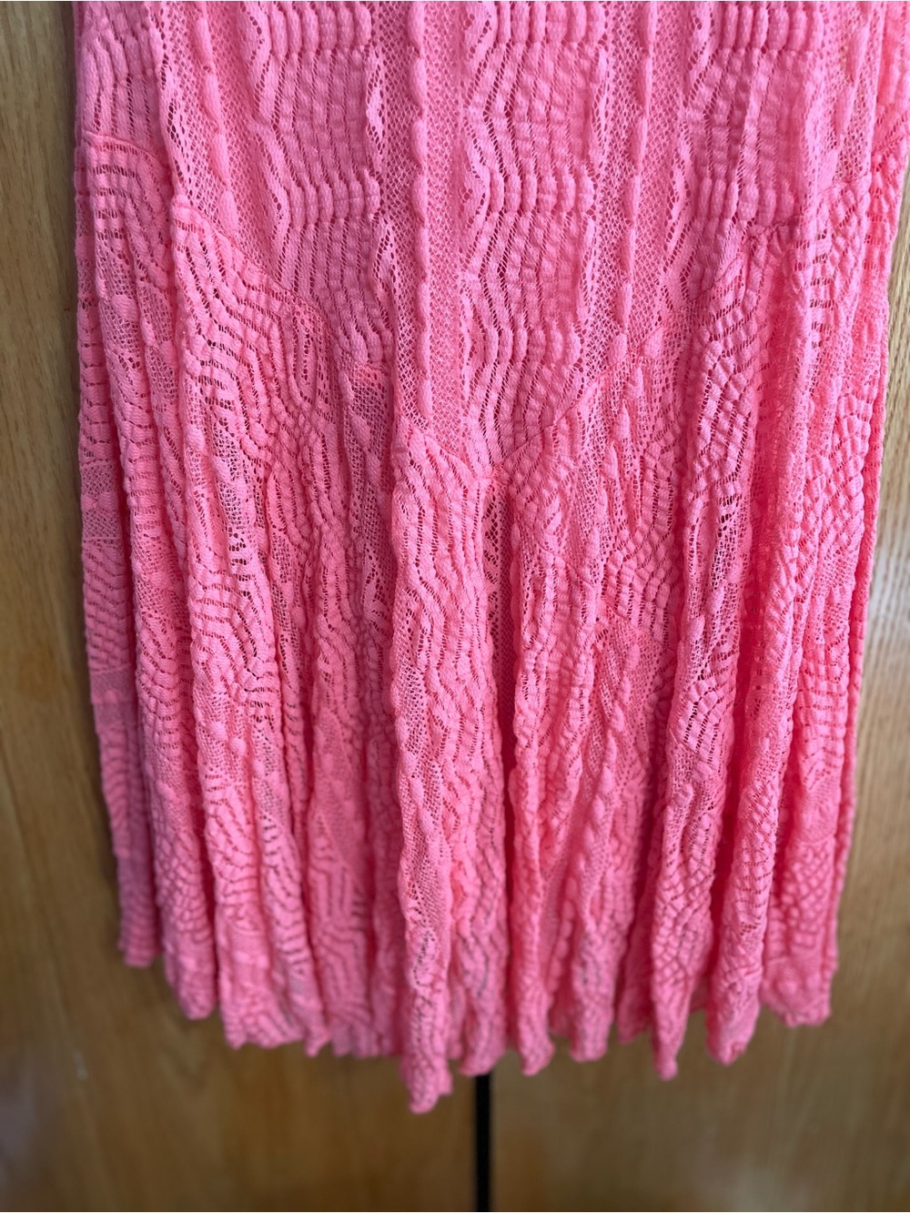 Rabbit Rabbit Rabbit Coral Lace Midi Dress - Picture 5 of 9